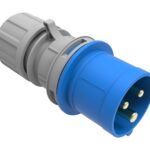 Bemis BC1-1403-2011 CEE Norm 16A Monofaze Düz Fiş | IP44 2P+E