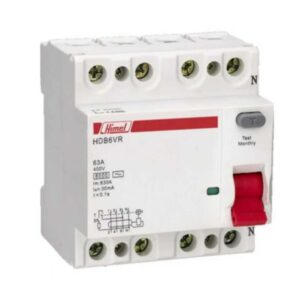Himel 4 Kutuplu 63A 300mA Kaçak Akım Koruma Rölesi (RCCB) – 4x63A  HDB3VR463TC