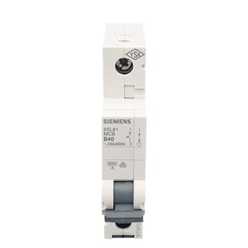 Siemens 5SL6140-6YA 40A B Tipi 1 Kutup 6kA Otomatik Sigorta