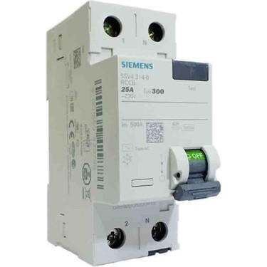 Siemens 5SV5612-6 Kaçak Akım Rölesi 2x25A 300mA | RCCB