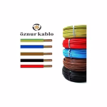 Öznur Kablo 6 mm  H07Z1-U (NYA) 450/750 V - Kahverengi